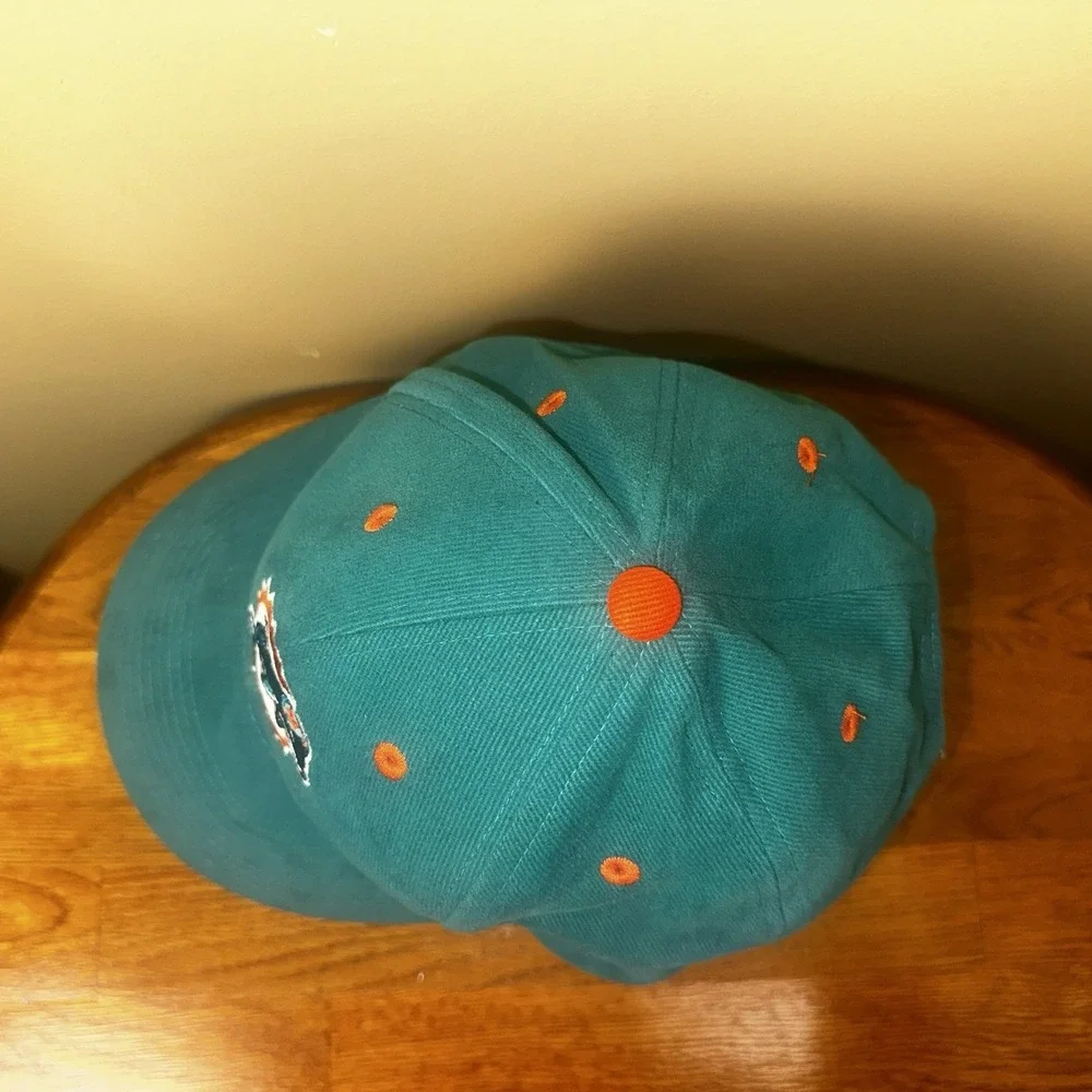 New Vintage Miami Dolphins Logo Hat‎ Cap by NFL Team Micro Corduroy One Size